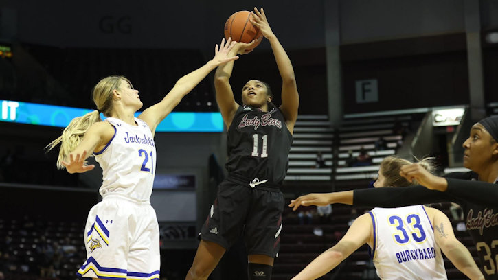 Brice Calip (Mvskoke Creek) scored 13 points For Missouri State in Loss to SDSU