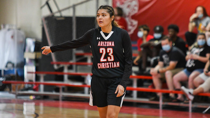 Des Gonzalez (Navajo) has Double-double with 22 points and 10 rebounds for ACU Firestorm in Win over TCM