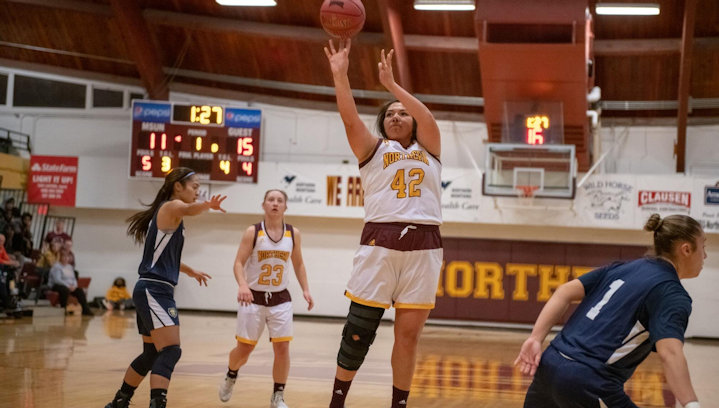 Tiara Gilham (Blackfeet) Leads MSU-Northern with 19 Points in loss to No. 6 Carroll College