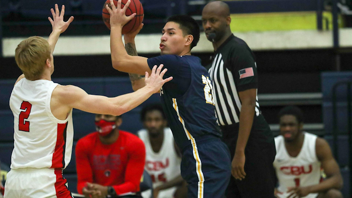 TJ Ben (Choctaw) Scores 13 Points Mississippi College Who Use Second-Half Surge to Take Down CBU, 72-60
