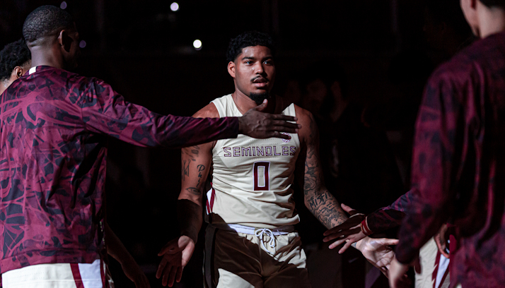 RayQuan Evans (Crow Tribe) scored a career-high 24 points to lead the Seminoles to 105-73 win over NC State