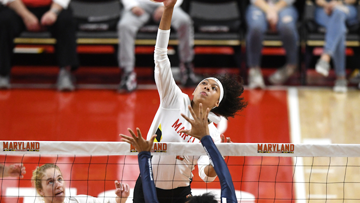 Rainelle Jones (Cree) tallied a career-high 11 blocks along with 9 Kills for Maryland in (3-2) Loss to Ohio State