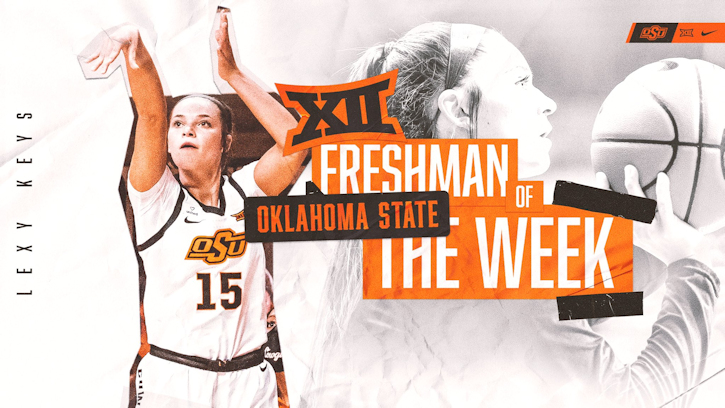 Lexy Keys (Cherokee) Named Big 12 Conference Freshman of the Week for Second Time
