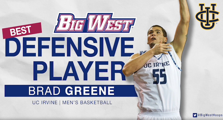 Brad Greene (Shoshone/Paiute) named the Big West Conference Defensive Player of the Year