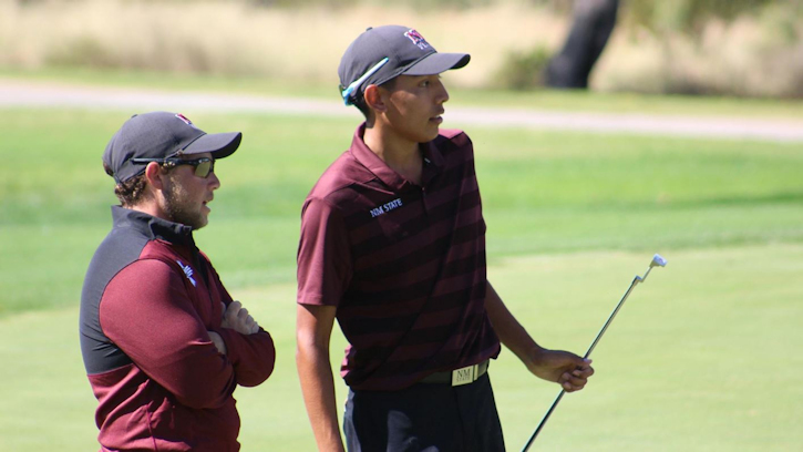 Aidan Thomas (Laguna Pueblo) Earns His Third Top 25 Finish this season for New Mexico State