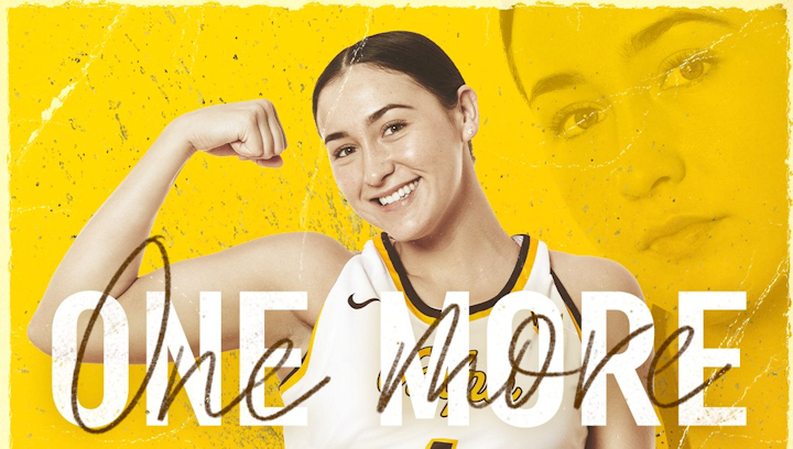 Grace White (Ojibwe/Sioux) to Return for One More Season with Valpo Women’s Basketball program