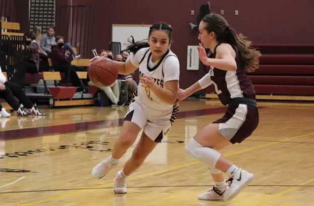 Amya Gourneau (Chippewa): Main Sport and Love is Basketball at Turtle Mountain Community HS (ND)