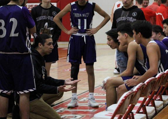 Jamison King (Oneida): Following in his Grandfather’s Legacy Leading the Oneida Nation HS Thunderhawks