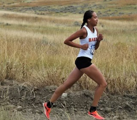 Khylah Two Leggins (Crow): Montana State Team Champion Runner Finishing Strong