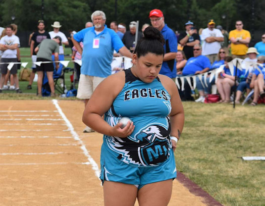 Guadalupe Corn (Menominee): Shot Put Bronze Medalist at the 2021 Wisconsin Track and Field Meet