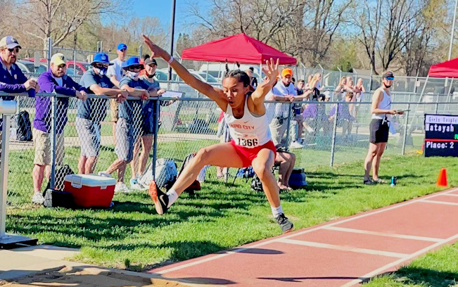 Matayah Yellow Mule (Oglala Lakota): State Champion Triple Jumper at Rapid City Central HS (SD)