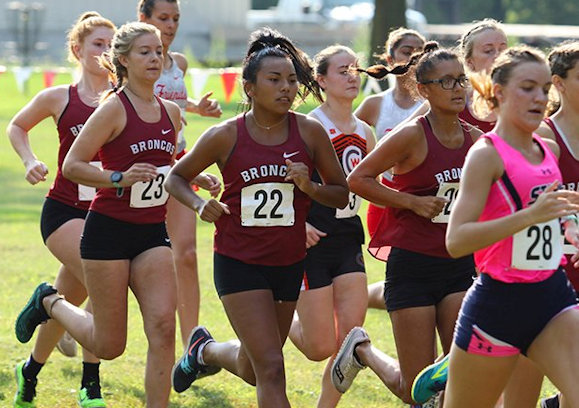 Jilee Golus (Standing Rock Sioux) finished ninth at the 2021 Greeno/Dirksen Cross Country Invitational