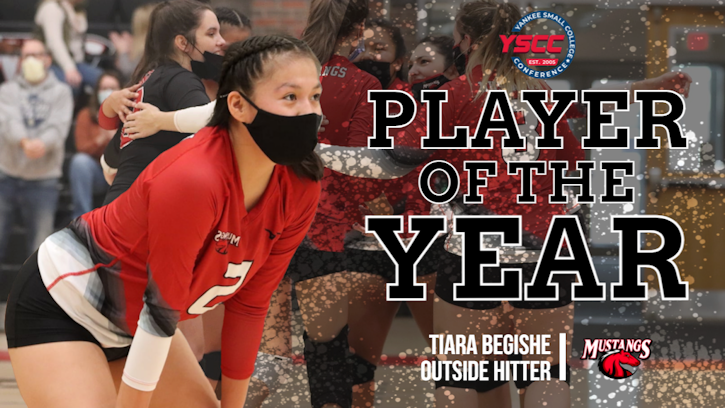 Tiara Begishe (Navajo)named the Yankee Small College Conference Player of the Year