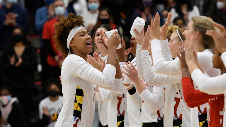 Maryland Senior middle blocker Rainelle Jones (Cree) named to the First Team All-Big Ten