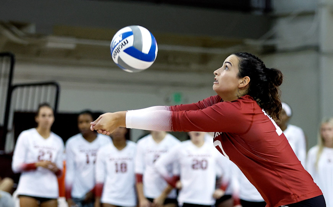 Oklahoma Sophomore Callie Kemohah (Osage) added 16 digs, six assists as Sooners Sweep Gonzaga