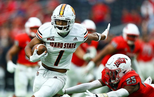 Xavier Guillory (Nez Perce) Leads Idaho State in Receiving Yards as Bengals Fall to UNLV