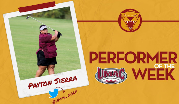 Payton Sierra (Oglala Lakota) Named the UMAC Conference Women’s Golfer of the Week