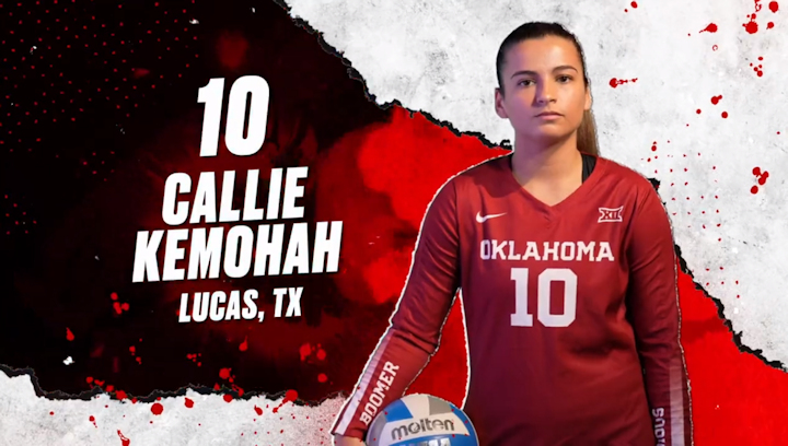 Oklahoma Sooner’s Callie Kemohah (Osage) Named to the Santa Clara All-Tournament Team