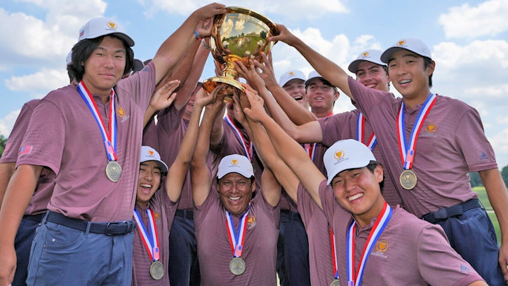 Notah Begay III (Navajo/San Felipe) Captains Team USA to the 2022 Junior Presidents Cup by a score of 13-11