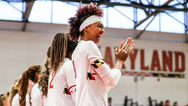 Maryland’s Rainelle Jones (Cree) Earns Big Ten Honors for Second Time This Season