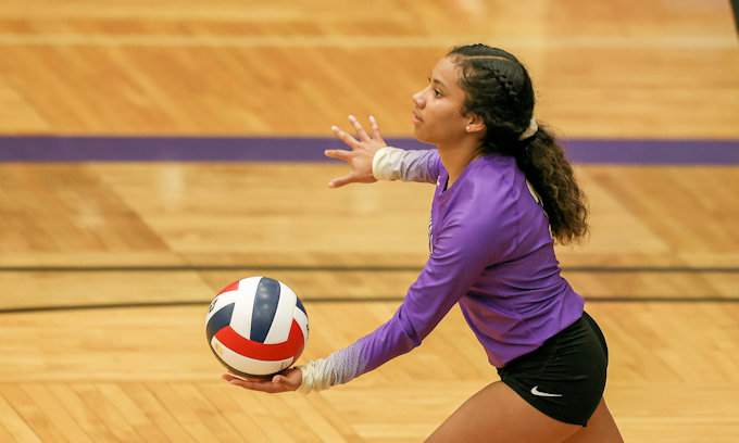 Haskell Indian Nations University sophomore Mikeya Sheppard (Navajo) Named CAC Conference Attacker of the Week