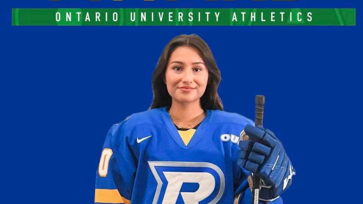 Saije Catcheway (Ojibwe) named the recipient of the inaugural OUA women’s hockey Equity, Diversity, & Inclusion Award
