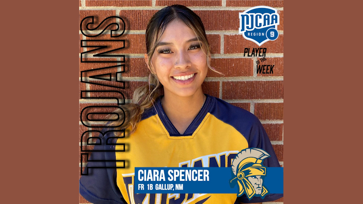 Trinidad State’s Ciara Spencer (Navajo) named NJCAA Region 9 Player of the Week