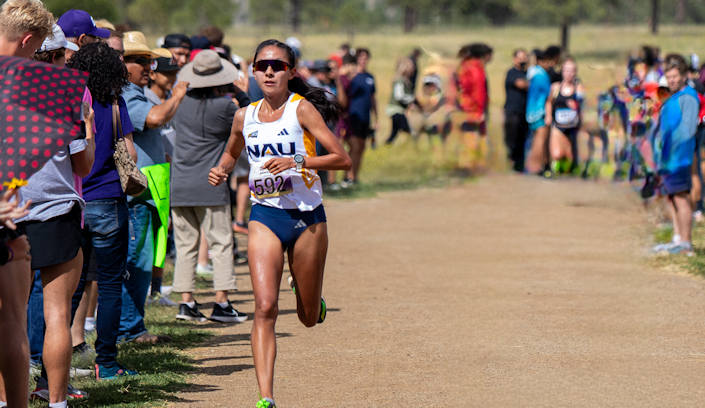 Ali Upshaw (Navajo) Finishes 3rd for Northern Arizona at the George Kyte Classic
