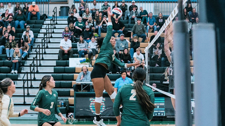 Rhiannon Nez (Navajo) has 15 and 9 Kills for Rocky Mountain College in Wins over #9 Midland University & Indiana University