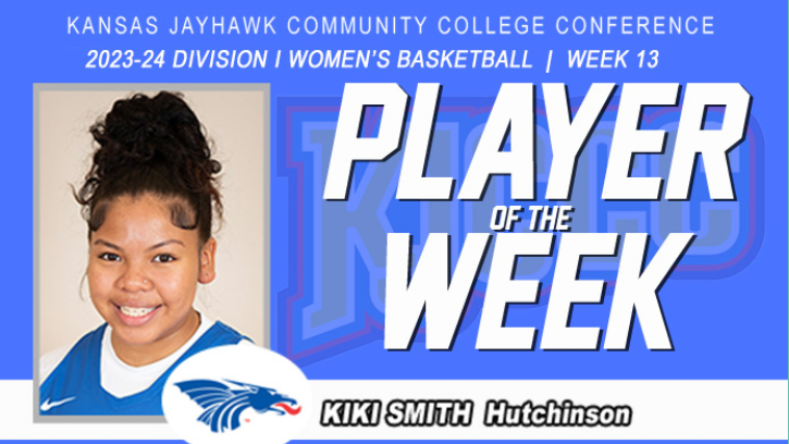 Kiki Smith (Comanche) was named the Jayhawk Conference Division I Women’s Basketball Player of the Week for the Second-Straight Week