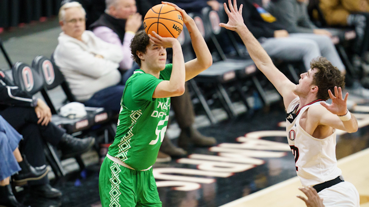 Treysen Eaglestaff (Cheyenne River Sioux) Wins Summit League Peak Performer of the Week for Men’s Basketball