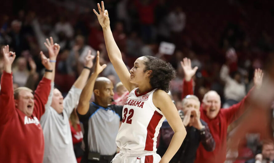 Alabama Senior guard Aaliyah Nye (Potawatomi) has been named to the Southeastern Conference Community Service Team