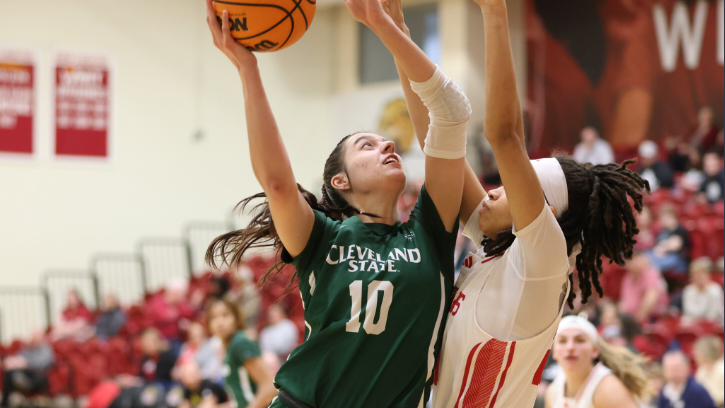 Jordana Reisma (Winnebago) Chipped in 15 Points in Cleveland State’s Opening Round Win over the Horizon League Tournament