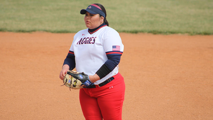 Toni Shawnee (Hopi/Quapaw) tosses complete game shutout as OPSU Aggies Sweep Doubleheader Against SAGU