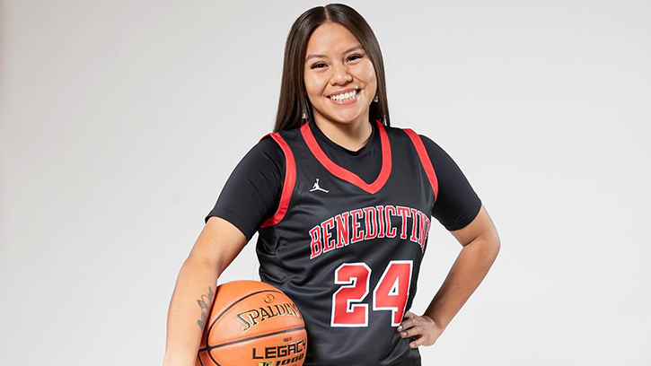 Mya Johnson (Navajo) Led Benedictine Mesa with 16 Points in 71-60 Win over Life Pacific