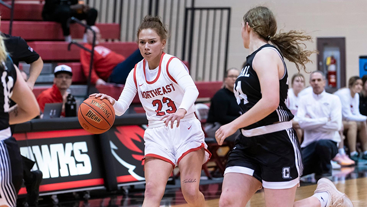 Vilique Fallis (Oglala Lakota) Scored a Career-High 22 Points for Northeastern CC in 91-46 Win over Marshalltown CC