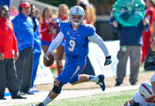 Tulsa Gets 38-28 Win Over SMU; Quarterback Dane Evans (Wichita Tribe) threw for five touchdowns