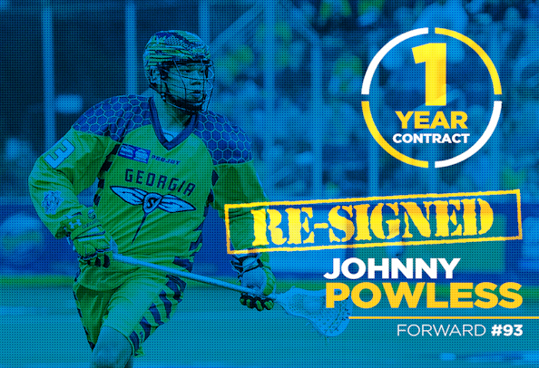 Four-time champion Johnny Powless (Six Nations) returns to Georgia Swarm offense for his fourth season with team