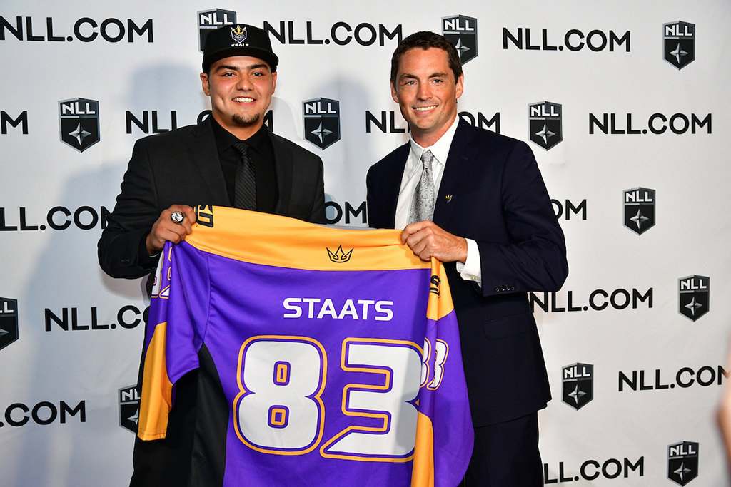 Seals Rookie forward Austin Staats (Mohawk) finished the night with a team-high four goals, one assist