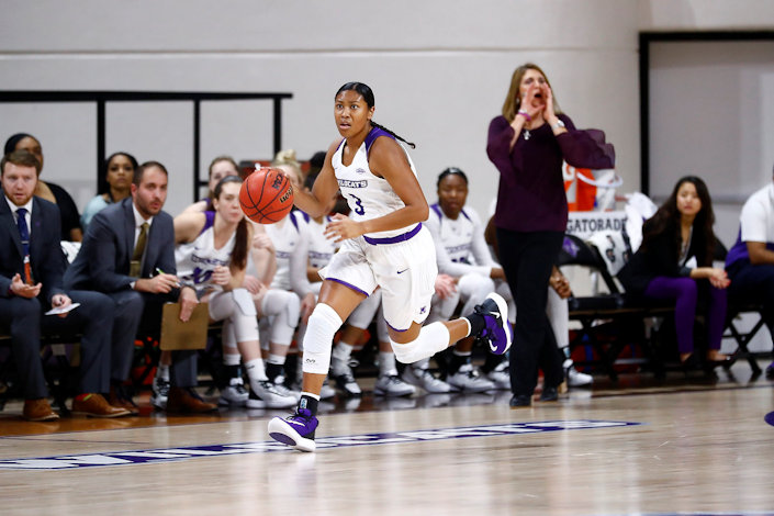 Dominique Golightly (Kiowa) finished with 18 points and seven rebounds for ACU in Win over McNeese