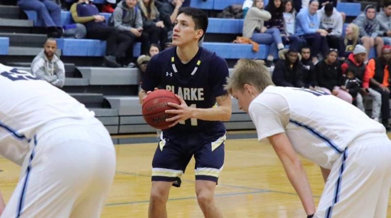 Darius Lasley (Meskwaki) Scored a game-high 22 Points in Clarke University’s Win over MNU