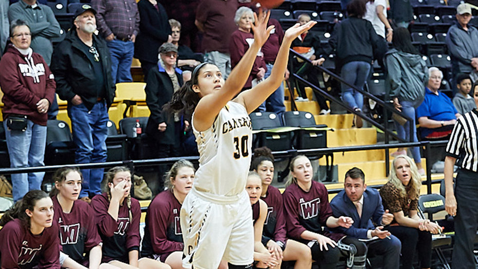 Ava Battese (Comanche/PBPN) reaches the 1,000-point milestone in loss to St. Mary’s