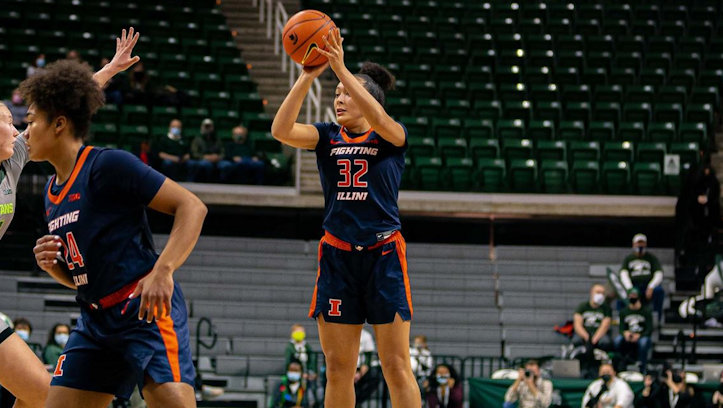 Aaliyah Nye’s (Gun Lake/Pottawatomi) 13 points not enough as Illini’ Fall to Michigan State
