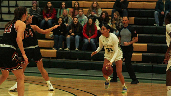 Shauna Bribiescas (Navajo) led Rocky Mountain College with 28 points to beat Dickinson State on the Road