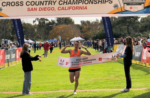 Gabe Simonsen (Mvskoke Creek) Wins USA Track & Fields U-20 Cross Country Championship