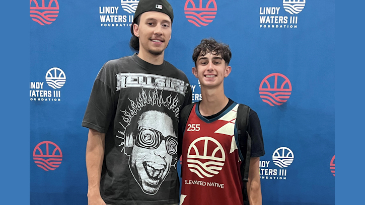 Easton Allen (Choctaw) participated in the LWIII Foundation Elevated Native Tournament