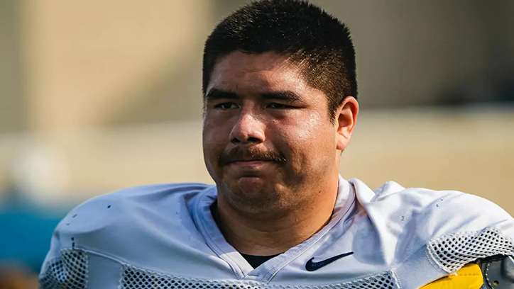 Meet Walter Young Bear, a Native American newcomer to West Virginia Univesrity football