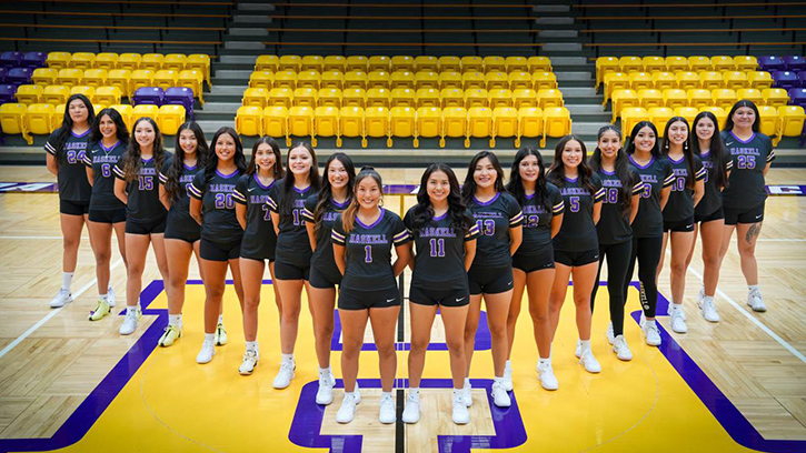 Haskell Indian Nations’ Womens Volleyball Edges Crowley in Five-Set Battle