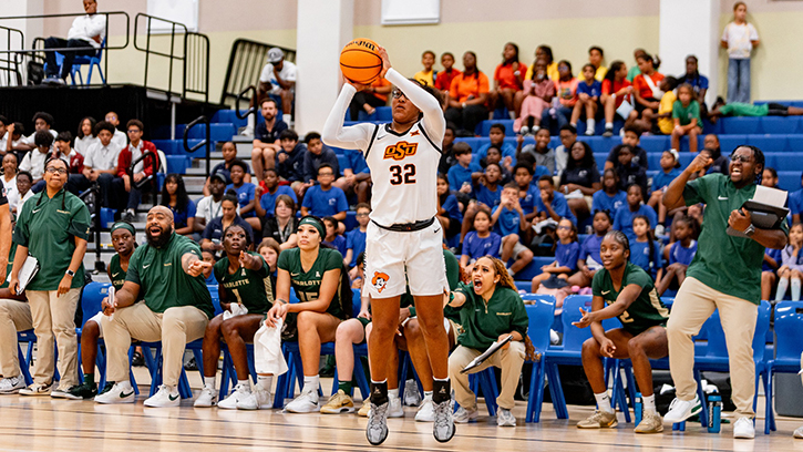 Stailee Heard (Seneca/Seminole/Mvskoke) Adds 10 Points and 5 Assists for OSU in Win over Charlotte