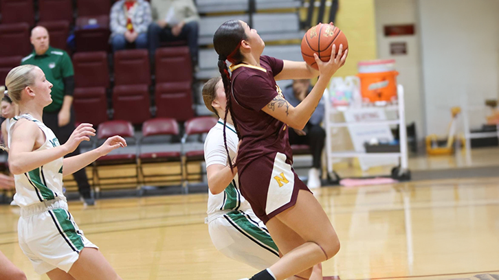 Canzas HisBadHorse (Cheyenne) led Northern with a team-high 21 points and 9 rebounds in Win